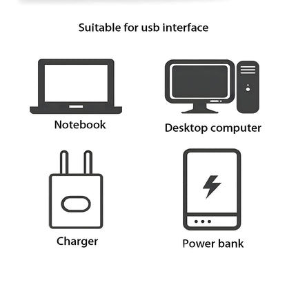 Mini Usb Led Night Light - (2 Pc  Set)